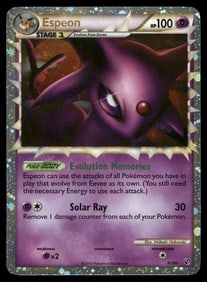 Espeon (Prime) Undaunted #81/90 Holo Pokemon Card