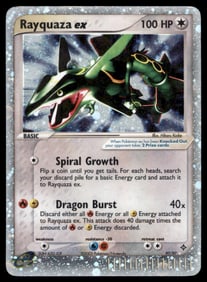 Rayquaza ex Dragon #97/97 Holo Pokemon Card