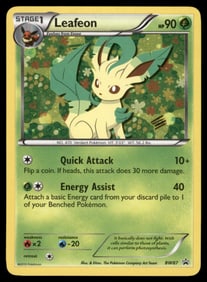 Leafeon Black and White Promos #BW87 Holo Pokemon Card