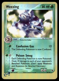 Weezing Ruby and Sapphire #24/109 Holo Pokemon Card