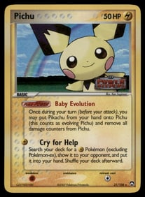 Pichu Stamped Power Keepers #21/108 Holo Pokemon Card