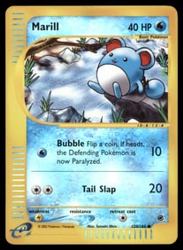 Marill Expedition #120/165 Holo Pokemon Card
