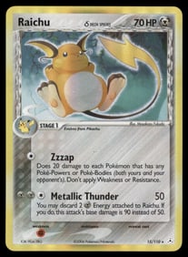 Raichu (Delta Species) Holon Phantoms #15/110 Holo Pokemon Card
