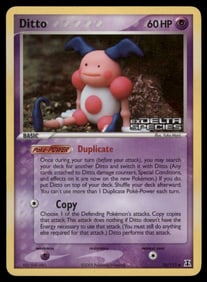 Ditto Stamped Delta Species #38/113 Holo Pokemon Card