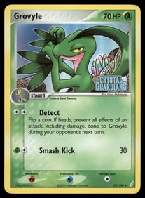Grovyle Stamped Crystal Guardians #32/100 Holo Pokemon Card