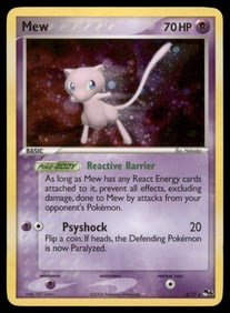Mew POP Series 4 #004/017 Holo Pokemon Card