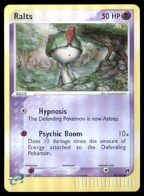 Ralts Sandstorm #74/100 Holo Pokemon Card
