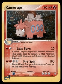 Camerupt Ruby and Sapphire #4/109 Holo Pokemon Card