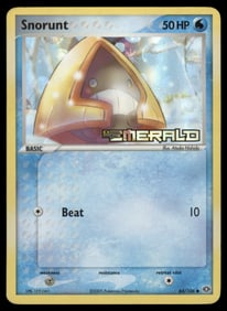 Snorunt Stamped Emerald #64/106 Holo Pokemon Card