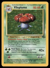 Vileplume (15) Jungle #15/64 Holo Pokemon Card