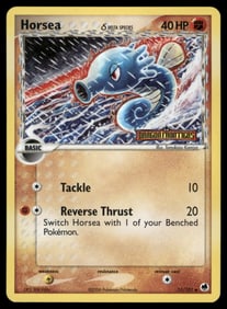Horsea Stamped Dragon Frontiers #31/101 Holo Pokemon Card