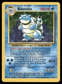 Blastoise Base Set #002/102 Holo Pokemon Card