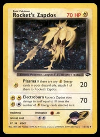 Rocket's Zapdos Gym Challenge #015/132 Holo Pokemon Card