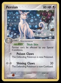 Persian FireRed & LeafGreen #44/112 Holo Pokemon Card