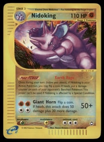 Nidoking (24) Aquapolis #024/147 Holo Pokemon Card