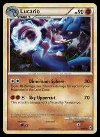 Lucario Call of Legends #14/95 Holo Pokemon Card