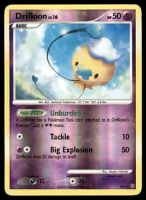 Drifloon (Shiny) Stormfront #SH1 Holo Pokemon Card