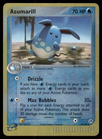 Azumarill Sandstorm #30/100 Holo Pokemon Card