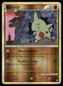 Larvitar (50) Unleashed #50/95 Holo Pokemon Card