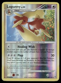 Lopunny Diamond and Pearl #30/130 Holo Pokemon Card