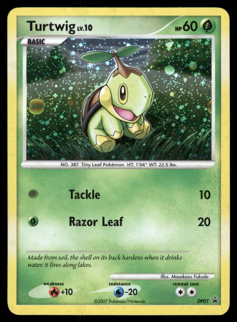 Turtwig Diamond and Pearl Promos #DP01 Holo Pokemon Card: We offer combined shipping on multiple items. Buyers may also arrange their own shipping. LiveShipping is a separate and independent option for shipping that is NOT a part of the auction house or thei