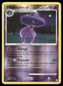 Mismagius Diamond and Pearl #10/130 Holo Pokemon Card