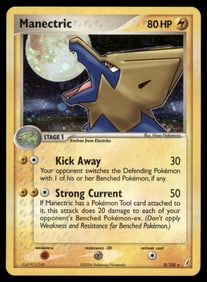 Manectric Crystal Guardians #8/100 Holo Pokemon Card