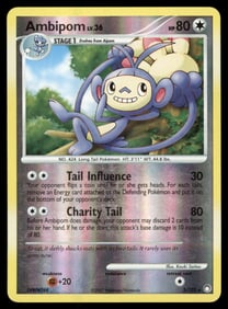Ambipom Mysterious Treasures #3/123 Holo Pokemon Card