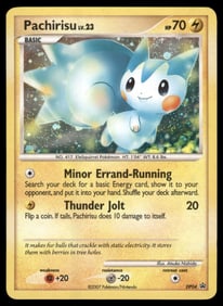 Pachirisu Diamond and Pearl Promos #DP04 Holo Pokemon Card