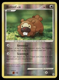 Bidoof Diamond and Pearl #70/130 Holo Pokemon Card