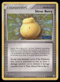 Sitrus Berry Stamped Unseen Forces #91/115 Holo Pokemon Card