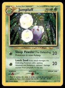 Jumpluff Neo Genesis #007/111 Holo Pokemon Card
