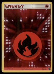 Fire Energy Power Keepers #104/108 Holo Pokemon Card