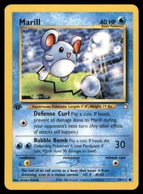 Marill 1st Ed. Neo Pokemon Card