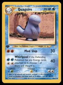 Quagsire 1st Ed. Neo Pokemon Card