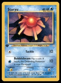 Staryu 1st Ed. Neo Pokemon Card