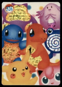 Pokemon Friends Holo Prism Sticker Japanese Pokemon Card Pocket Monsters