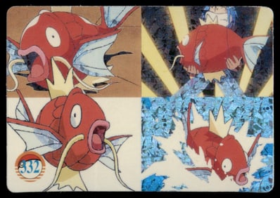 Magikarp Holo Prism Sticker Japanese Pokemon Card Pocket Monsters