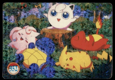 Jigglypuff Singing Holo Prism Sticker Japanese Pokemon Card Pocket Monsters
