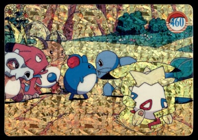 Pokemon Movie Scene Holo Prism Sticker Japanese Pokemon Card Pocket Monsters