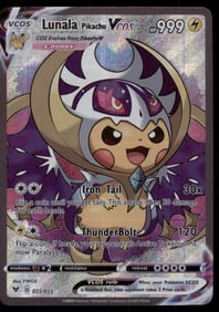 Lunala Pikachu Cosplay CUSTOM DIY FAN MADE CARD