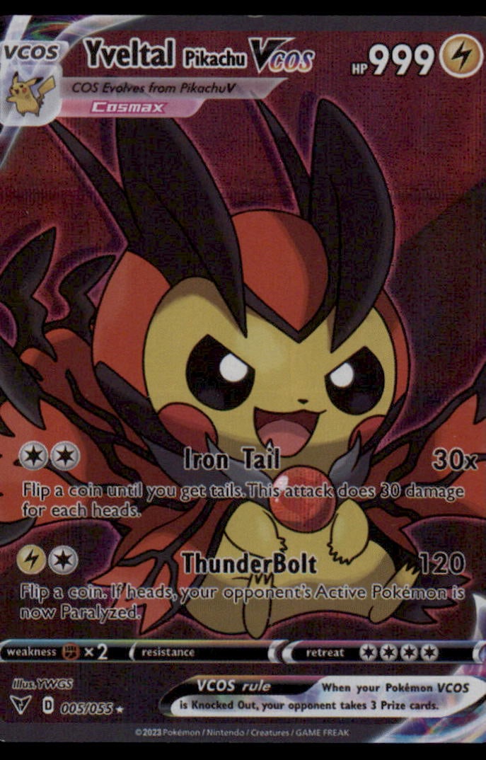 Yveltal Pikachu Cosplay CUSTOM DIY FAN MADE CARD: We offer combined shipping on multiple items. Buyers may also arrange their own shipping. LiveShipping is a separate and independent option for shipping that is NOT a part of the auction house or thei