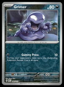 Grimer 151 Reverse Holo Pokemon Card
