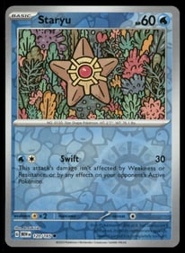 Staryu 151 Reverse Holo Pokemon Card