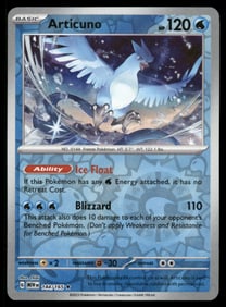 Articuno 151 Reverse Holo Pokemon Card