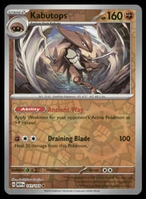 Kabutops 151 Reverse Holo Pokemon Card