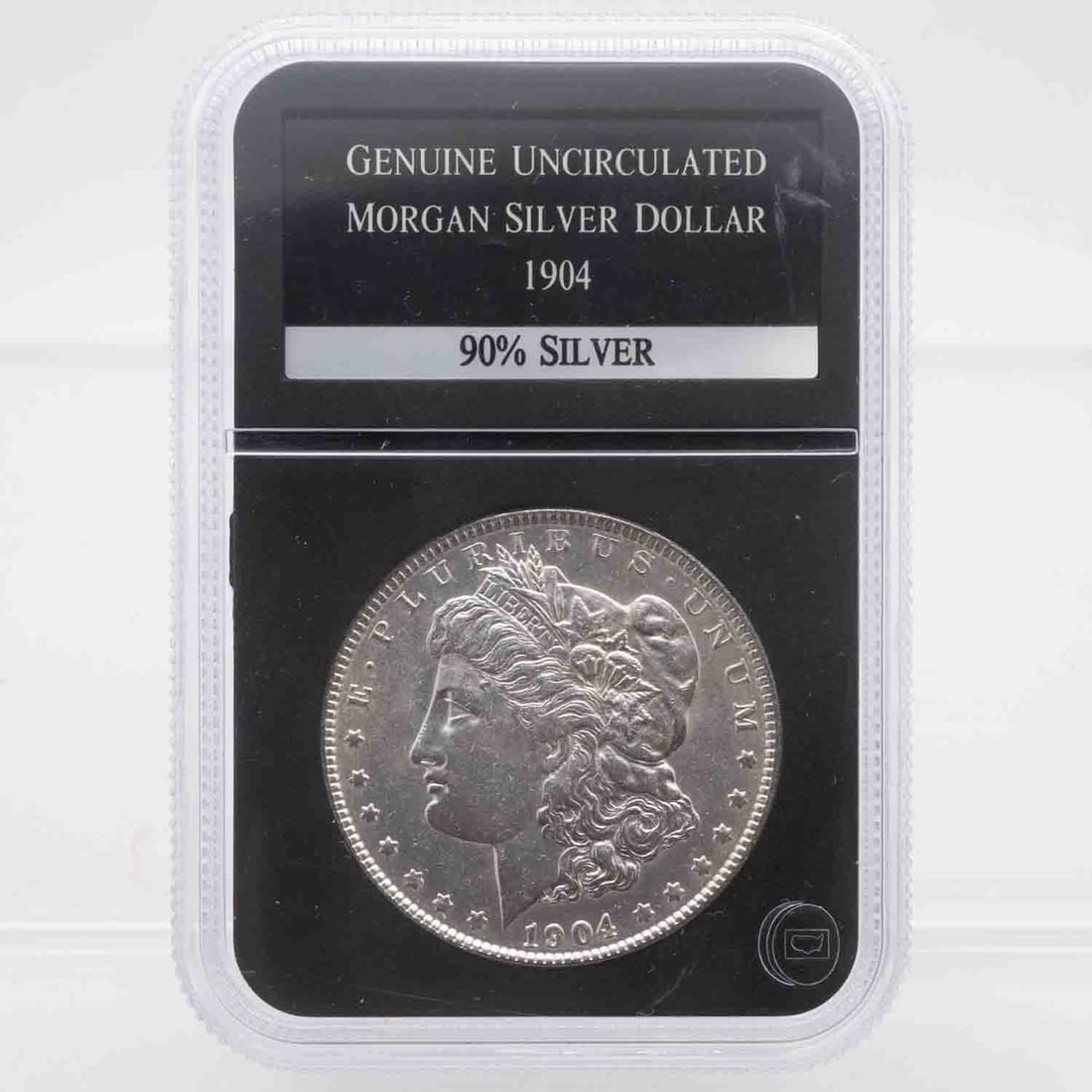 1904 Morgan Silver Dollar UNC Slab (1 of 2)