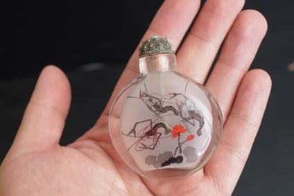 20th Century Vintage Chinese Inside Painted Snuff Bottle