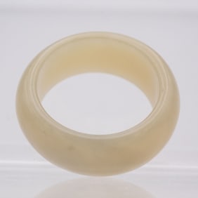 Old Chinese Hetian Jade Ring