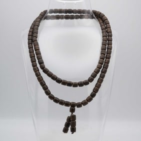 Vietnam Nha Trang Agarwood Necklace With Certificate